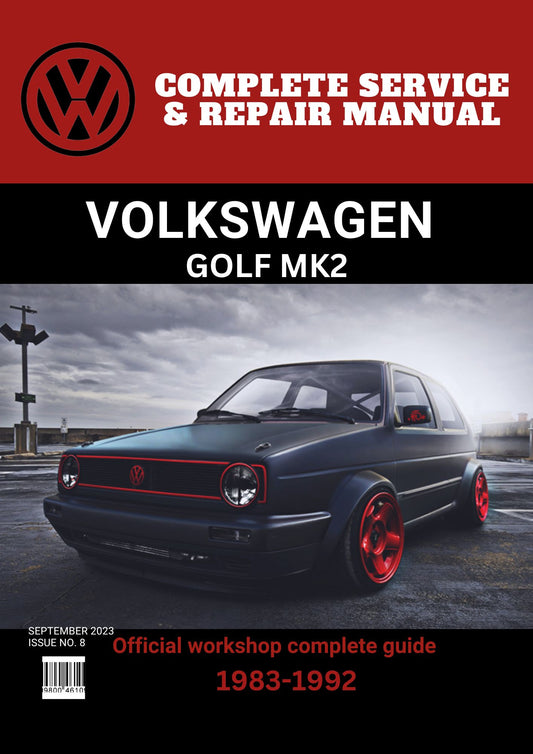 Golf MK2 1983 - 1992 Workshop Repair and Maintenance Manual