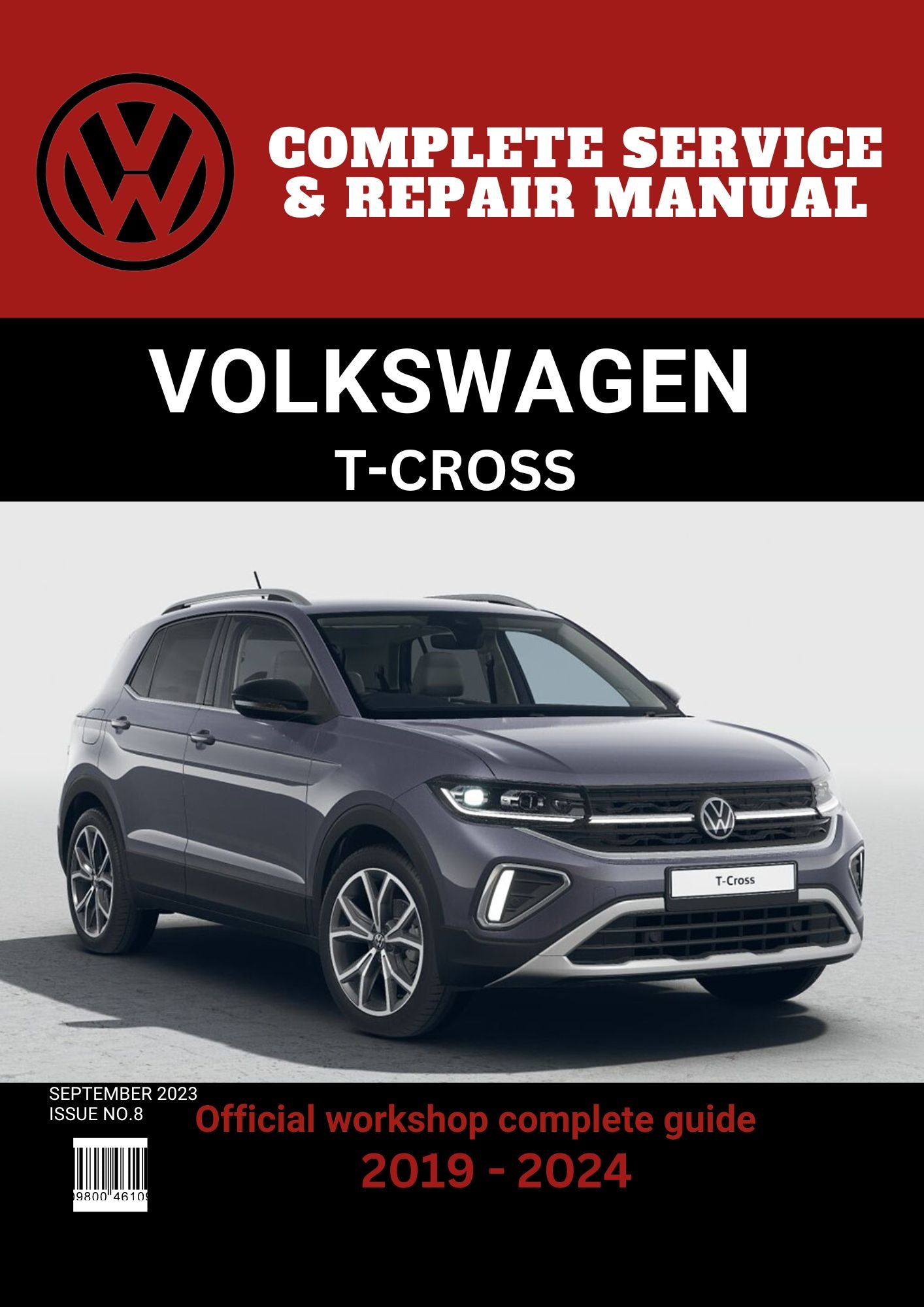 T-Cross 2019 - 2024 Workshop Repair and Maintenance Manual