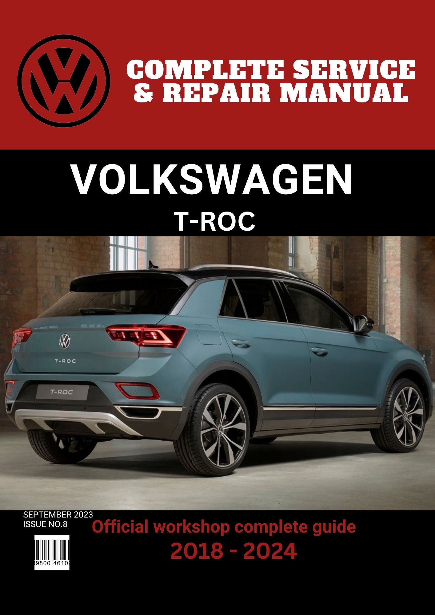 T-Roc 2018 - 2024 Workshop Repair and Maintenance Manual